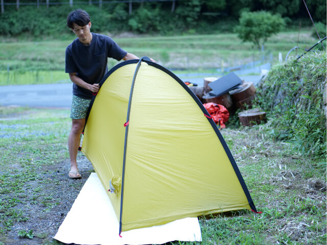 タイベック　タイベックシート　UL 登山